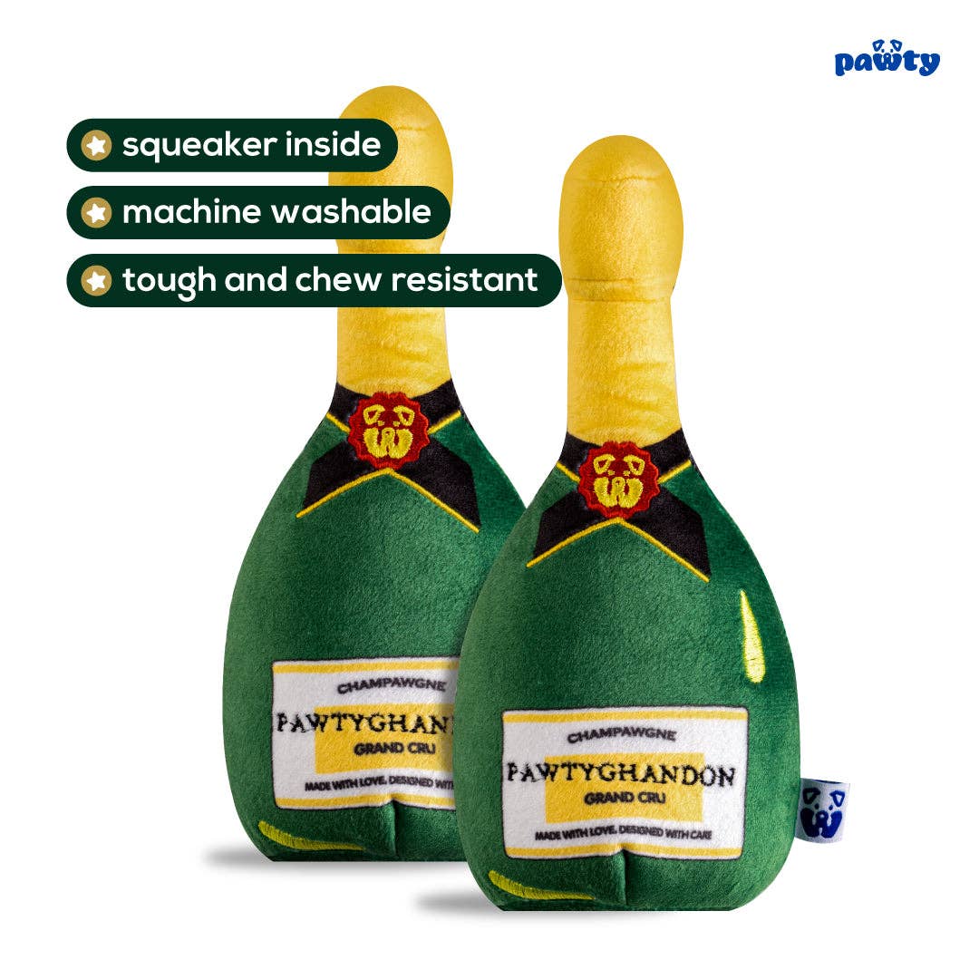 Champagne Dog Toy