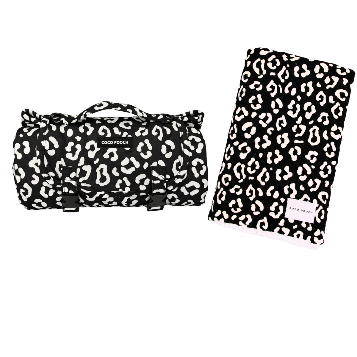 Midnight Safari Travel Bundle Blanket & Travel Mat
