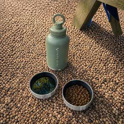 3-in-1 Dog Water Bottle Sage