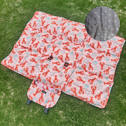 Lobster Love Dog Travel Mat