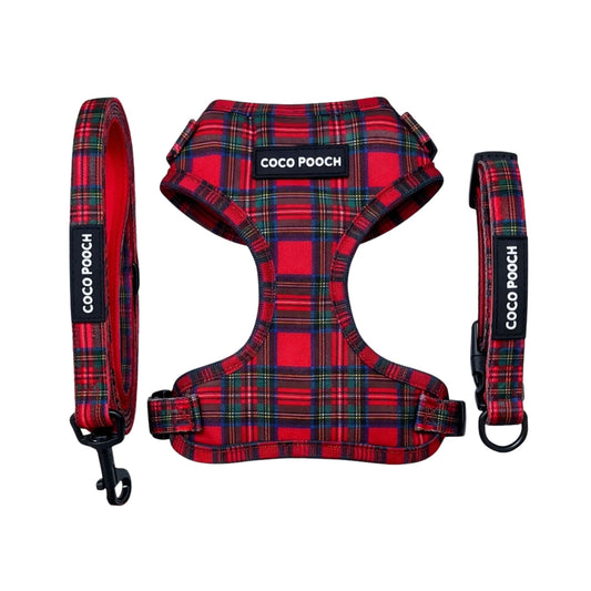 Tartan Treats Dog Bundle Harness, Collar & Lead