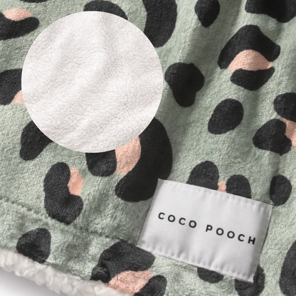 Sage Safari Dog Blanket