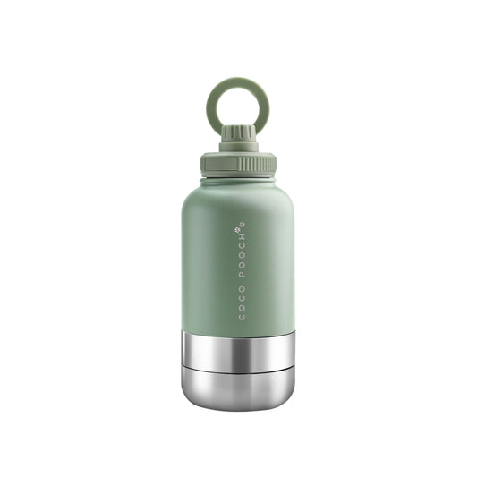3-in-1 Dog Water Bottle Sage