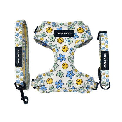 Happy Petals Dog Bundle Harness, Collar & Lead