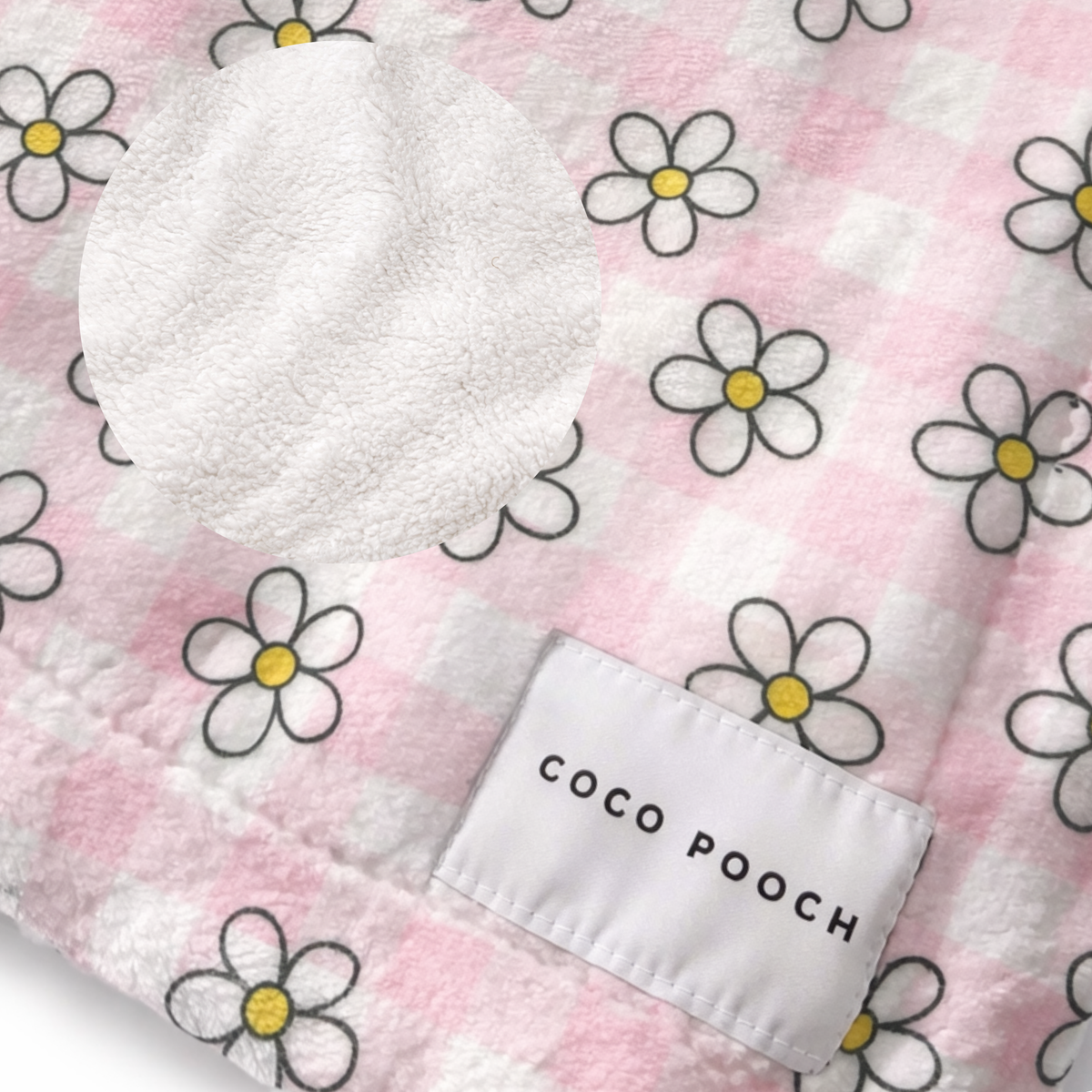 Blush Blooms Dog Blanket