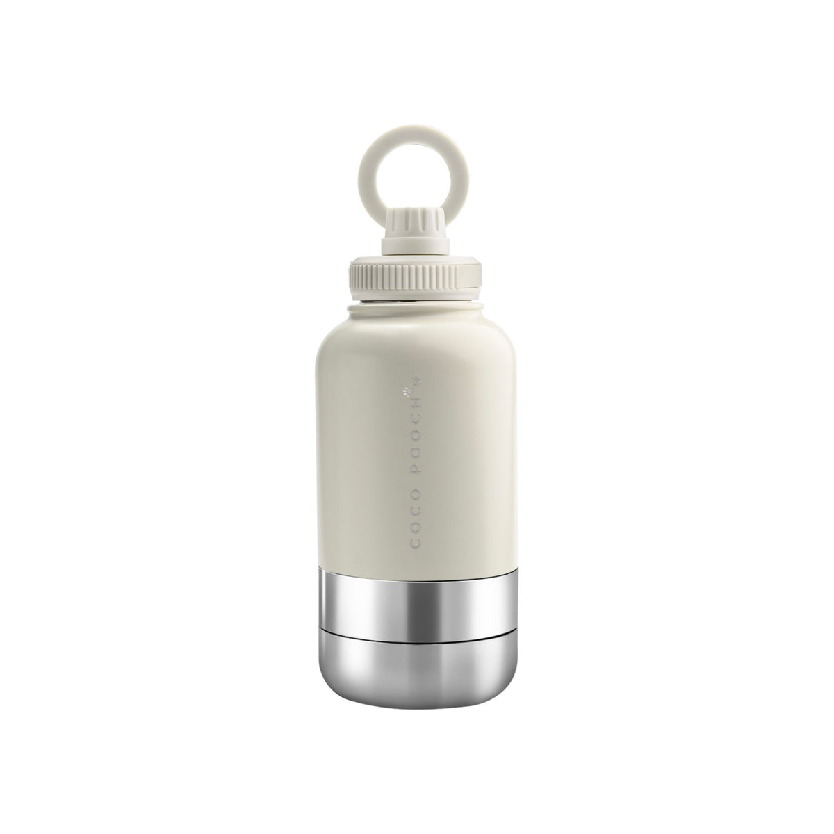 3-in-1 Dog Water Bottle Cream