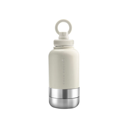 3-in-1 Dog Water Bottle Cream