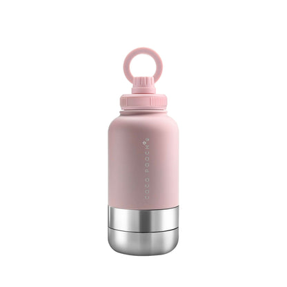 3-in-1 Dog Water Bottle Blush