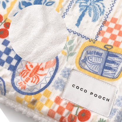 Riviera Bites Dog Blanket