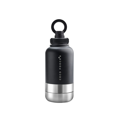 3-in-1 Dog Water Bottle Black