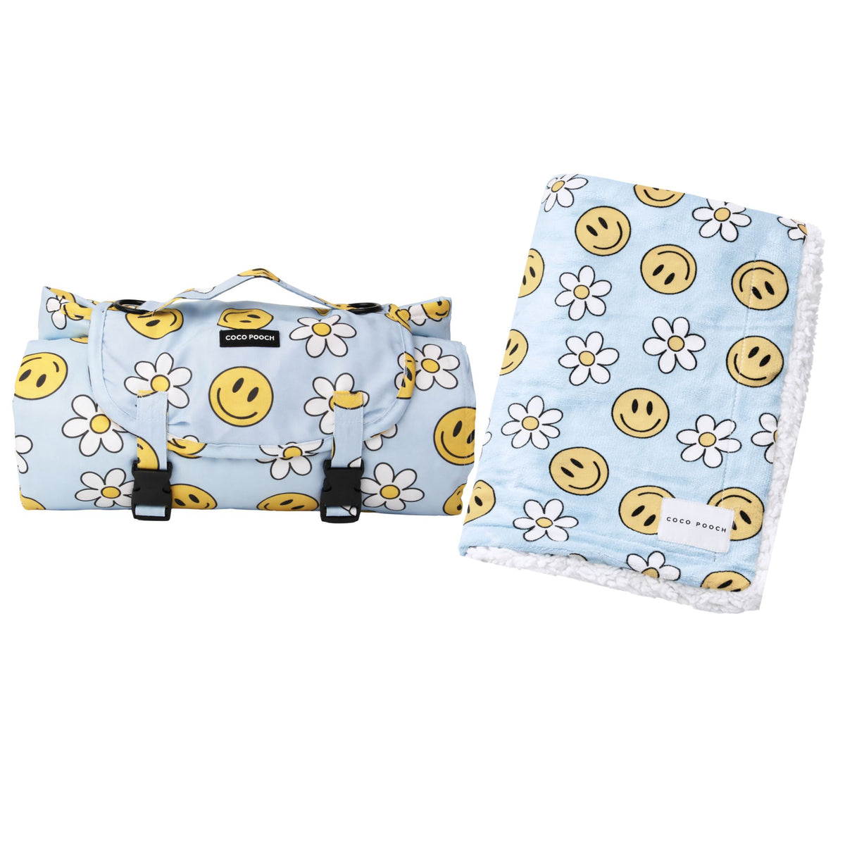 Sky Blooms Travel Bundle Blanket & Travel Mat