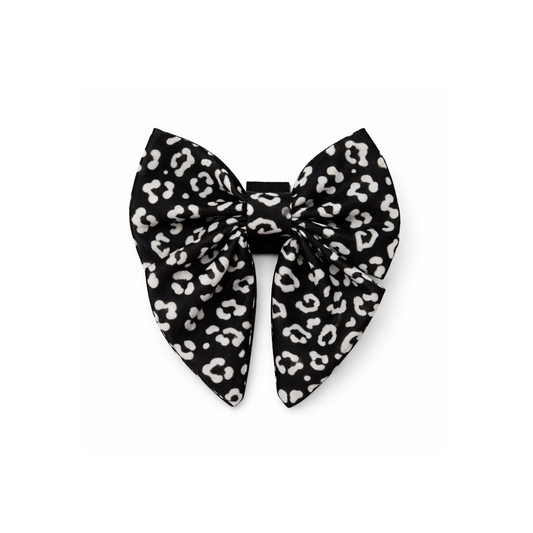 Midnight Safari Dog Sailor Bow