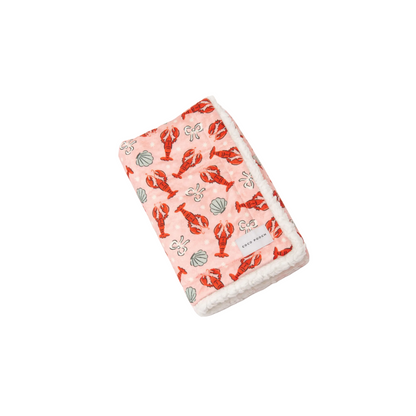 Lobster Love Dog Blanket