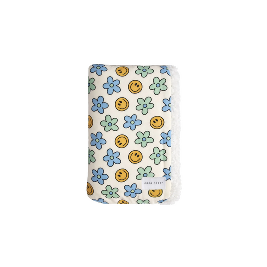 Happy Petals Dog Blanket