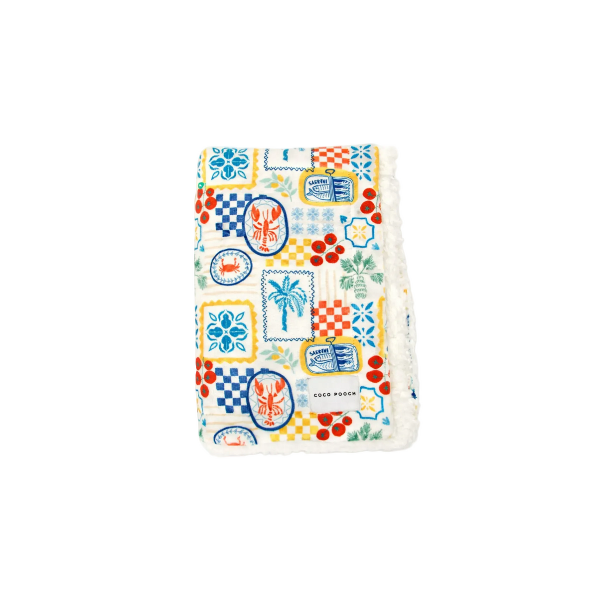 Riviera Bites Dog Blanket