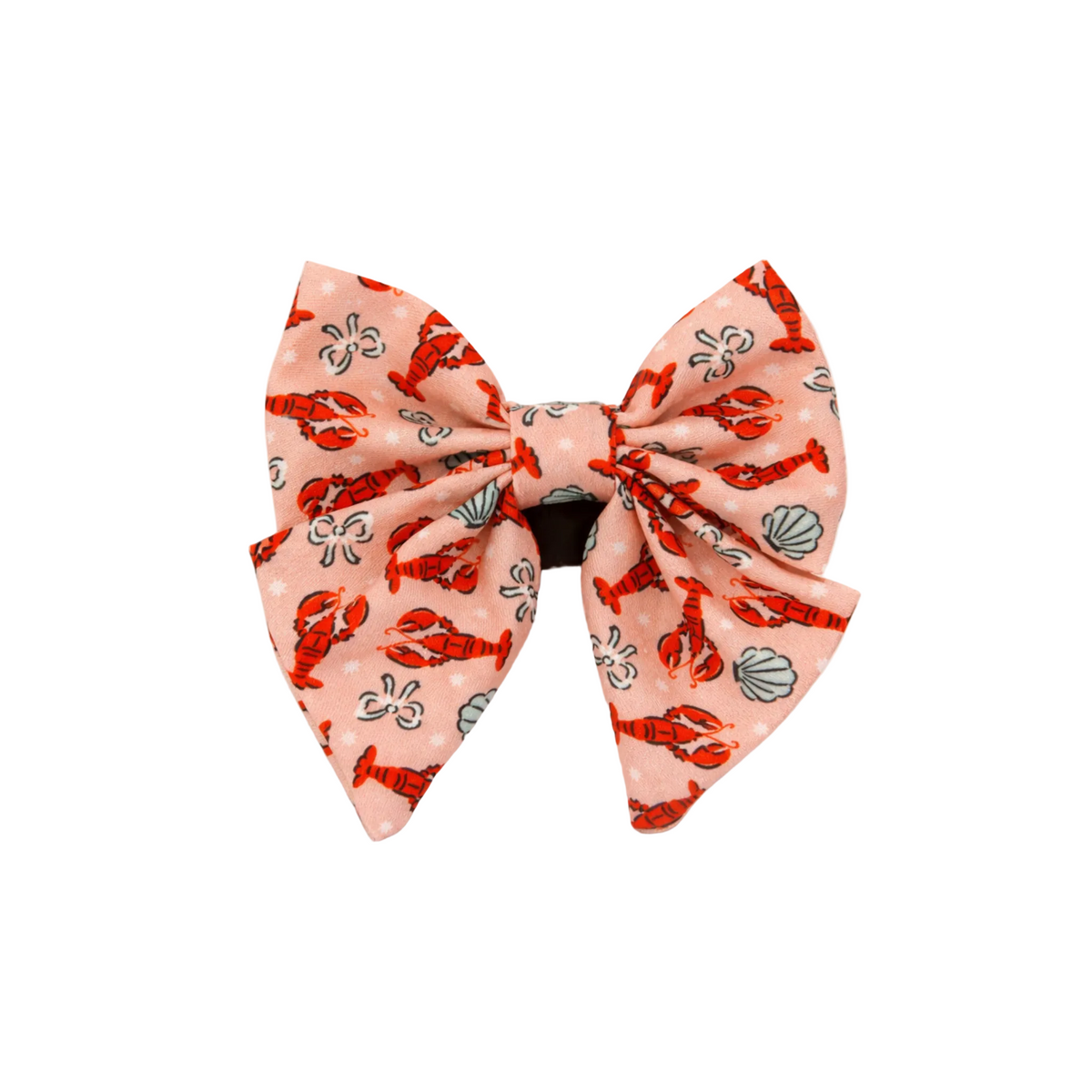 Lobster Love Dog Sailor Bow
