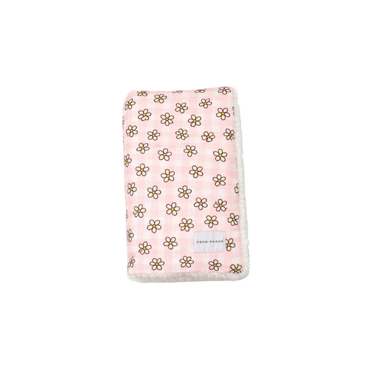 Blush Blooms Dog Blanket