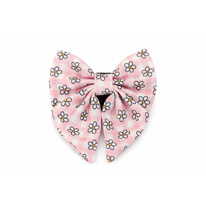 Blush Blooms Dog Sailor Bow